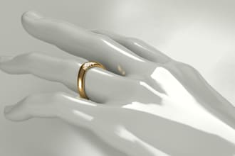 design and 3d model your custom ring jewelry