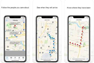 create a gps app with google maps, geo fencing, and live tracking