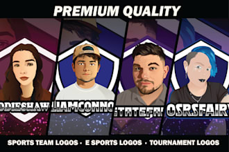 design professional sports, gaming and esports logo