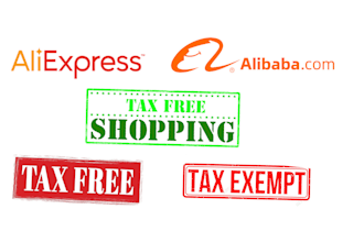 do alibaba and aliexpress tax exemption