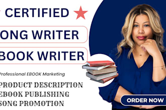 ghostwrite poem writing, song writing, children book writing, story writing