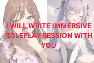 do roleplay session with you and write fantasy story of your desire