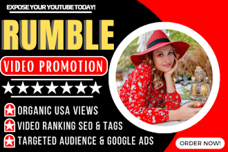 rumble promotion, video SEO optimization, rumble video promotion