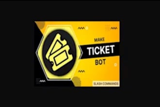 devlop webook bot, glastonbury bot , taylor swift , ghibli museum bot, seat geek