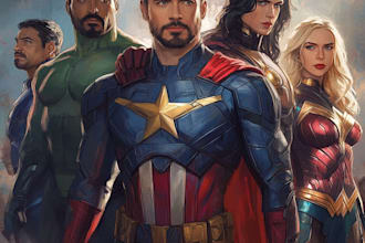 do comic book art and comic book illustration