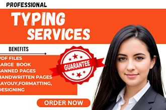 retype pdf to word scanned document to word typist book formatting proofreading