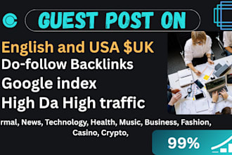 write and publish on high da and high traffic guest post sites