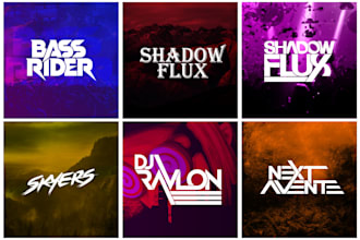 design custom dj music logo for band or musician