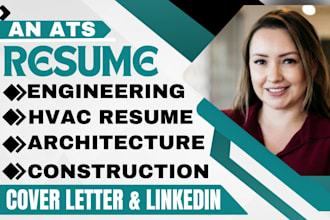 do construction, architecture, hvac, project manager, cloud engineering resume