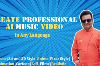 create an ai music video in pixar, 3d, 2d, many more styles