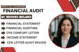 audit review financial statement, CPA letter, income verification,