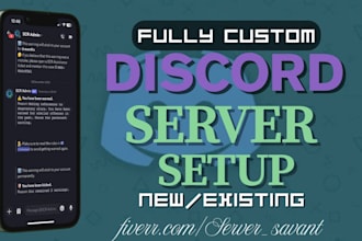 create setup discord server for new or existing community channel