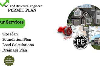 provide civil structural engineering, mep, load calculation