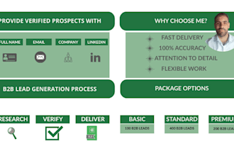 provide verified b2b leads with emails and company info