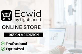 design and redesign ecwid ecommerce online store website product SEO listing