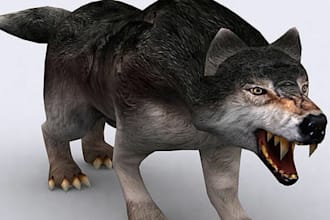3d animal model 3d model character modelling 3d animal rigging cartoon animal