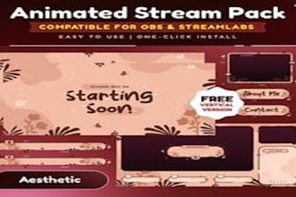 create streamyard, streamlabs, obs overlays