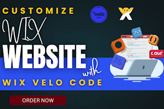custom wix velo code, wix website design wix studio velo code, wix code, fix wix