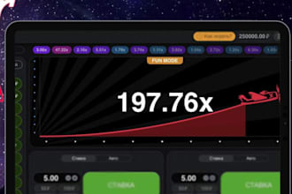 develop crypto crash game, aviator, crash,prediction bot, bet game website