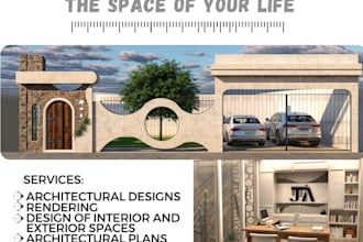 create sketchup 3d models and renders for houses and interiors