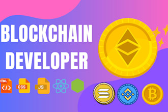 be your expert blockchain developer for any web3 solutions