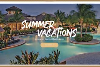 build a professional villa or resort website with booking system