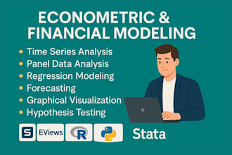 perform financial and econometric analysis using python, r, eviews, and stata