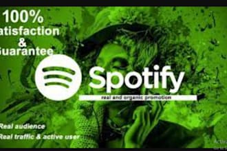 do spotify album promotion, spotify music track promotion