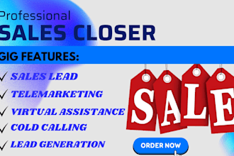 sales closer sales rep telemarketing virtual assistance sales coach