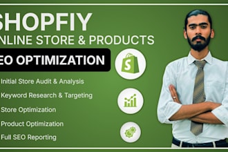 do shopify SEO, on page optimization and product page ranking to boost sales