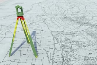 make topographic survey, land surveying map, contours map, from point topo data