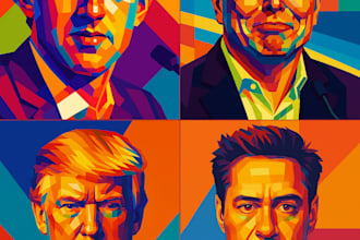 create stunning wpap pop art portrait