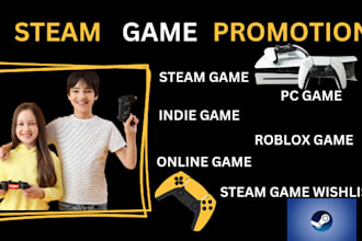 promote your steam game to generate steam game wishlist indie game online game