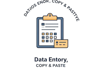 do data entry, copy paste