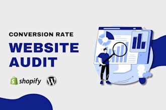 do a conversion rate optimization review for your website or shop, cro audit