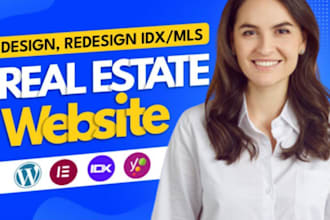 do real estate website with idx mls in wordpress  or squarespace