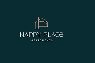 design a modern place logo with full branding