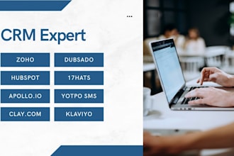 setup clay com, hubspot crm, klaviyo, hubspot automation, zoho, apollo io