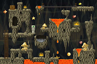 do pixel art game platformer tileset pixel background asset rpg game environment