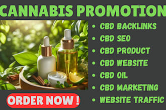 promote your cbd website, cbd product, and cbd backlinks