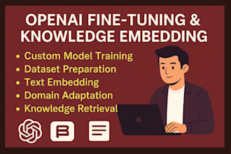 fine tune openai models and custom knowledge embedding