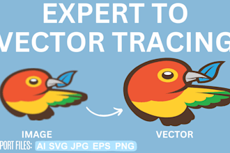 revamp, redesign, modify, fix and recreate your logo to vector file