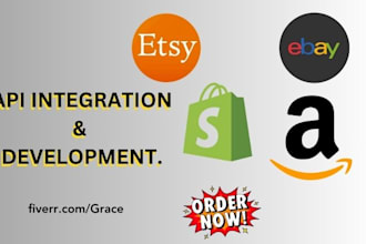 do API integration, amazon sp api ebay api sdk api, development or API fixing