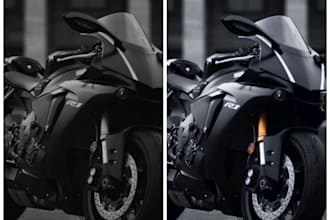 professionally bike photo edit using photoshop and lightroom