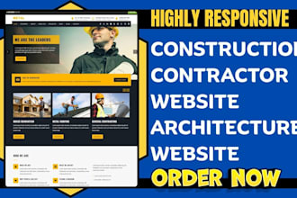 design construction website architecture website contractor website