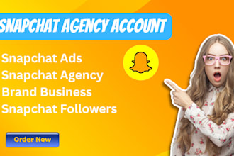 create approved snapchat agency management business video ad or short video ads