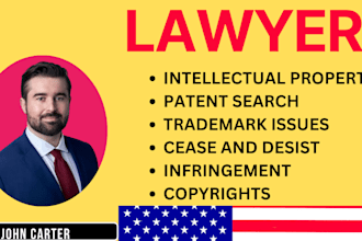 be intellectual property, trademark, patent and copyright infringement lawyer
