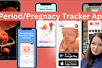 develop pregnancy tracker app, period, ovulation tracker, women healthcare app