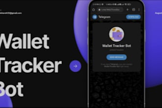 build telegram wallet tracker bot, telegram crypto bot, telegram trading bot