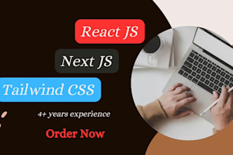 convert figma to reactjs or nextjs web app with tailwind typescript